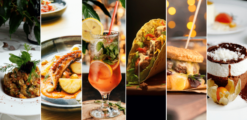 CENA COMPLETA PER DUE PERSONE CON ANIMAZIONE | Social Table | Music & Drinks